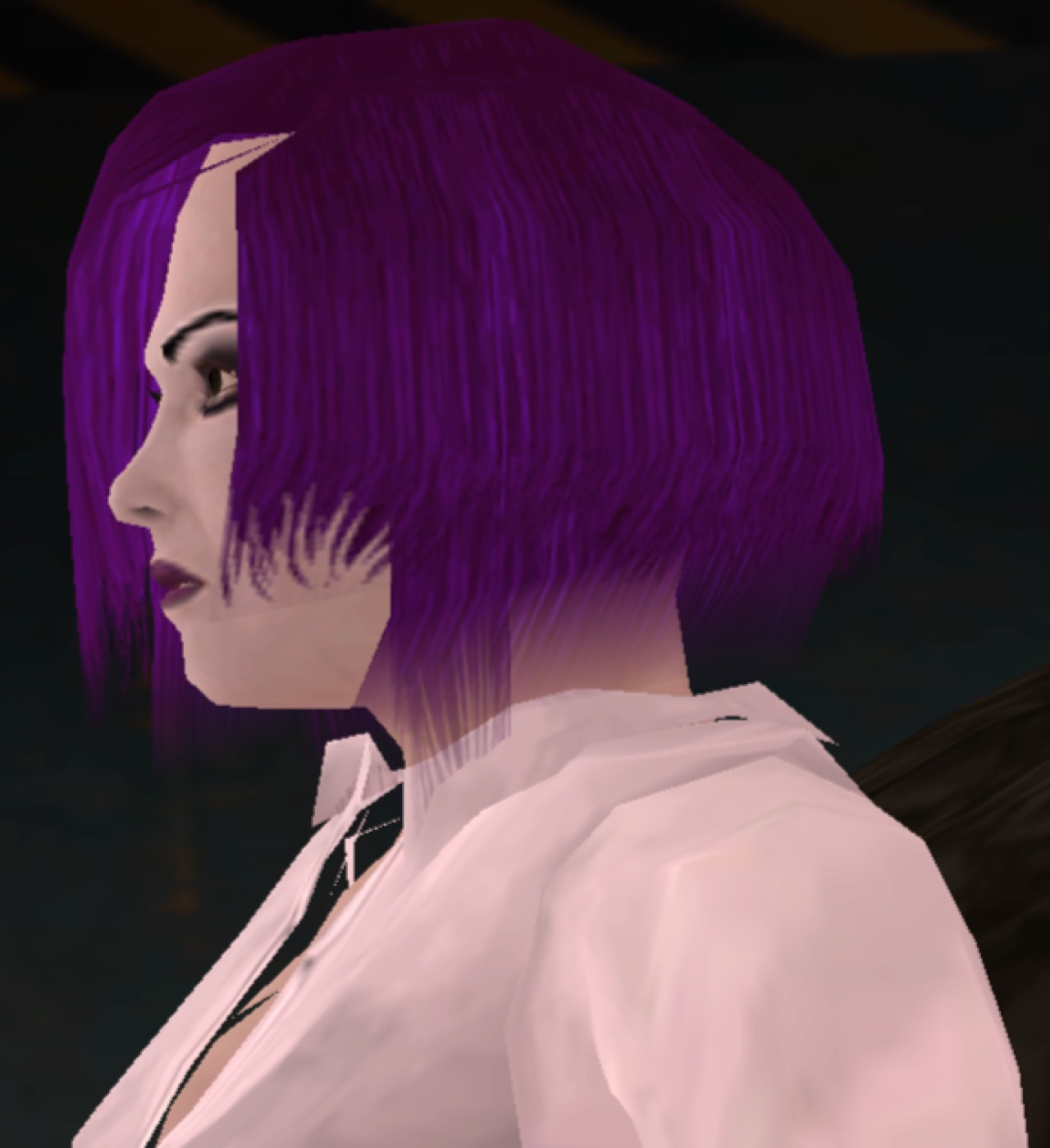 The Violet Vandal skater's signature look — open shirt with a red star